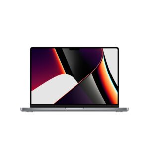 late 2021 apple macbook pro with apple m1 pro chip 10-core cpu (14 inch, 16gb ram, 1tb ssd) (qwerty english) space gray (renewed premium)