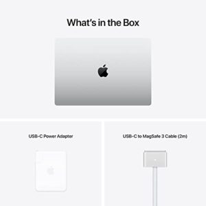 Late 2021 Apple MacBook Pro with Apple M1 Pro chip 10-core CPU (16 inch, 16GB RAM, 512GB SSD Storage) (QWERTY English) Silver (Renewed Premium)