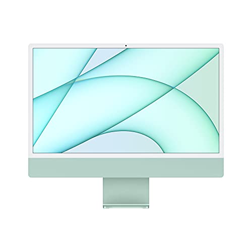 2021 Apple iMac (24-inch, Apple M1 chip with 8-core CPU, 8GB RAM, 512GB) (QWERTY English) Green (Renewed Premium)