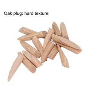 Wooden Holes Jig Kit, Smoothly Surfaces Odourless Pocket Hole Plug Set for DIY(Oak)