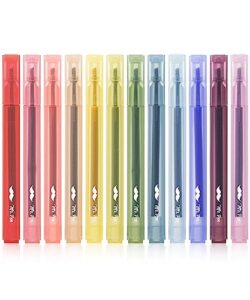 mr. pen- aesthetic highlighters, 12 pcs, chisel tip, highlighters assorted colors, bible highlighters and pens no bleed, cute highlighters, no bleed highlighters for bible pages no bleed