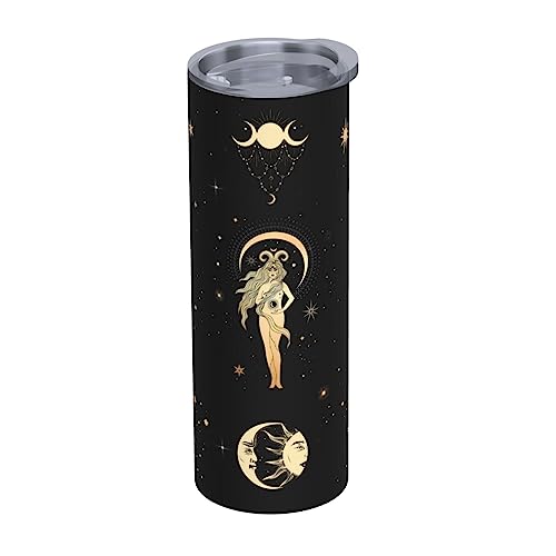 Aries Gifts Tumbler 20Oz, Aries Birthday Gifts for Women, Aries Coffee Mug, Aries Zodiac Gifts, Horoscope Astrology Constellation Insulated Travel Mug,Aries Birthday Gifts