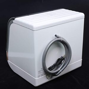 110V 1200W Dishwasher Compact Dishwasher 4 Washing Programs Mini Countertop Portable Dishwasher Automatic Dish Washing Machine For Dorm, RV, Apartment