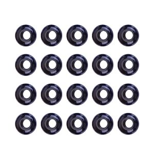 villful 20pcs beads with large holes gemstone beads large hole spacer beads gemstone loose beads making agate beads natural agate beads beading kits jewelry beads round beads accessories