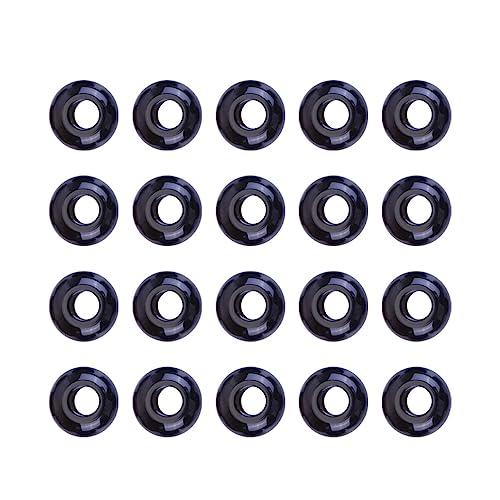 VILLFUL 20pcs Beads with Large Holes Gemstone Beads Large Hole Spacer Beads Gemstone Loose Beads Making Agate Beads Natural Agate Beads Beading Kits Jewelry Beads Round Beads Accessories