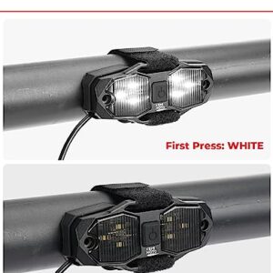 KEMIMOTO UTV Dome Light Vehicle Cab LED Light, White Bright Waterproof Solid Golf Cart Roll Cage Light SXS Light Bar, Compatible with RV Truck Tractor Polaris RZR Ranger Can Am Maverick X3 Defender