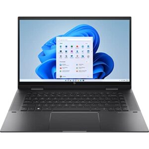 HP 2023 Envy x360 15.6" Touchscreen FHD 2-in-1 Laptop Computer, Octa-Core AMD Ryzen 7 5825U (Beat i7-1185G7), 32GB DDR4 RAM, 1TB PCIe SSD, WiFi 6, Bluetooth 5.2, FR, Windows 11, BROAG Cable