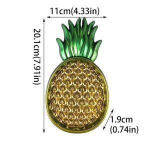 ikasus Pineapple Silicone Mold DIY Storage Tray Mold 3D Silicone Molds Epoxy Resin Casting Mould DIY Handicraft Silicone Mold for Home Restaurants Flower Shops and Office Decoration