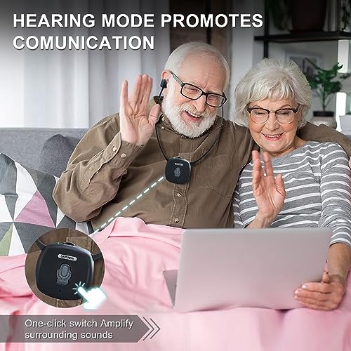 Wireless Headphones for TV with 2.4G RF Transmitter Charging Dock, 100ft Range, Plug and Play, High Volume Control In-Ears Earbud Headphones for Senior & Hearing Impaired, No delay, Support RCA/AUX