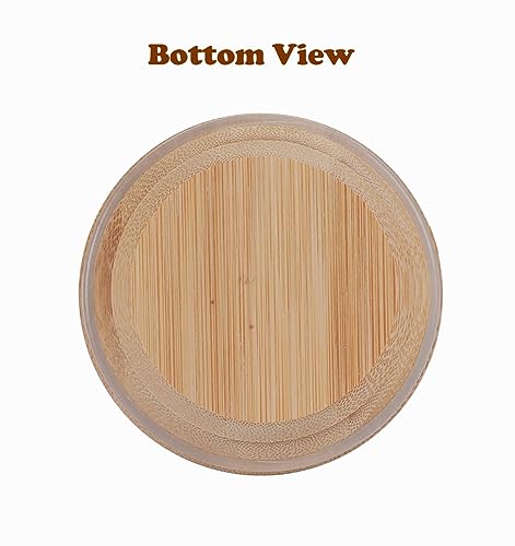 Bamboo Lid for Chemex Coffee Makers 3/6/8/10 Cup, Innovative Design, Natural Bamboo