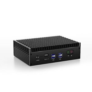 mini pc fanless，intel 12th core i7-1255u,10cores 12threads, slient mini desktop computer 16g ddr4 1tb nvme ssd wifi 6 bt 5.0, dual 2.5g ethernet,build in thunderbolt 4 and 4x4k output