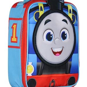 AI ACCESSORY INNOVATIONS Thomas The Train Kids Lunch Box 3D Engine Insulated Lunch Bag Tote For Hot And Cold Food, Drinks, And Snacks