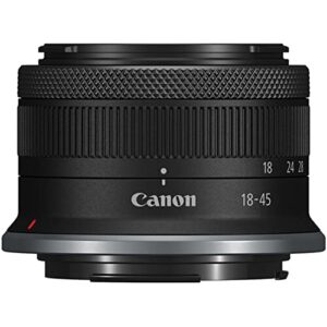 Canon EOS R10 Mirrorless Camera w/RF-S 18-45mm f/4.5-6.3 is STM + 2X 64GB Memory + Case + Microphone + LED Video Light + More (35pc Bundle)