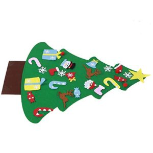 CUIFATI Felt Christmas Tree, DIY Game Could Show Kids Creativeness, Made Felt Fabric, DIY Christmas Tree with 27pcs Ornaments