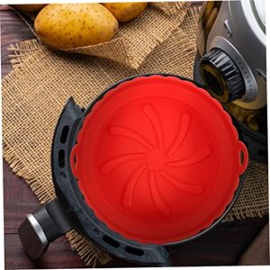 Alipis Air Cooker Silicone Pan Nonstick Baking Sheets Basket Tray Air Fryer Oven Pan Oven Liner Air Fryer Oven Tray Air Fryer Liner Paper Air Fryer Non-stick Liners Air Fryer Baking Pot