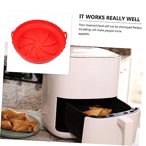 Alipis Air Cooker Silicone Pan Nonstick Baking Sheets Basket Tray Air Fryer Oven Pan Oven Liner Air Fryer Oven Tray Air Fryer Liner Paper Air Fryer Non-stick Liners Air Fryer Baking Pot