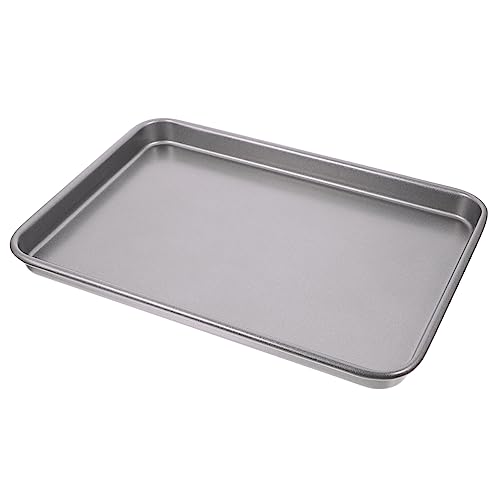 Pizza Oven Sheet Pizza Pan Pizza Baking Pan Bread Loaf Pans for Baking Cake Accessories Metal Baking Tray Baking Sheet Pan Loaf Baking Pan Rectangular Shaped Pizza Plate Dough Oven