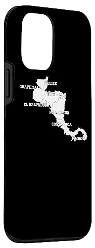 iPhone 12 mini central american Map, Central America Countries Map Tee Case