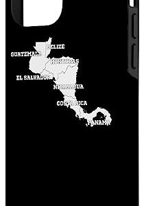 iPhone 12 mini central american Map, Central America Countries Map Tee Case