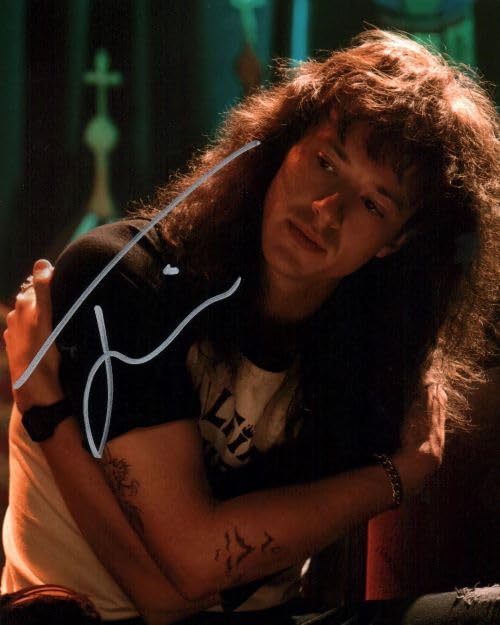 Joseph Quinn Stranger Things Reprint (RP)/Pre-print (PP) Signed Autograph Autographed 8 x 10-inch Photo Photograph Print