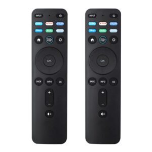 new replacement ir remote xrt260 for all vizio smart tv smartcast 4k p-series v-series d-series m-series xrt136 xrt140 remote replacement. (no voice 2pack)