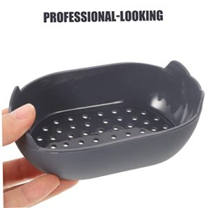 Temkin 8 pcs Nonstick Baking Silicone Toast Accessory Hot Bakeware Bun Reusable Molds Dog Non-Stick Oven Pan Loaf Bread Tray Kitchen Cake for Multi-Function Pans Heat-Resistant Pan