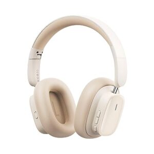 Baseus Active Noise Cancelling Headphones with 100H Playtime, LHDC Hi-Res Sound, Reduce Noise by Up to 95%, Spatial Audio, ENC Mics, 0.038s Low Latency, Bluetooth 5.3 Wireless Headphones - Bowie H1i