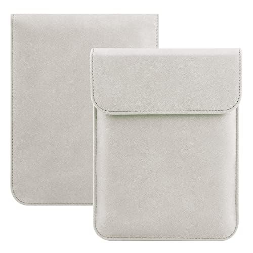 LIUDENWIN Sleeve Case for 6.8" E-Reader Compatible Paperwhite 11th 2021/Paperwhite Signature Edition 2021 Sleeve Bag Pouch Case Cover for 6-6.8'' Kobo/Tolino/Pocketbook 6-inch ebook Reader,Silver