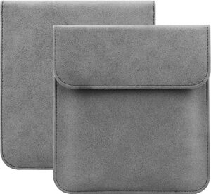 liudenwin universal sleeve case for 7 inch e-book reader compatible oasis 2019 & 2017 / kobo libra 2 e-reader/pocketbook e-book reader era protective bag pouch cover, gray