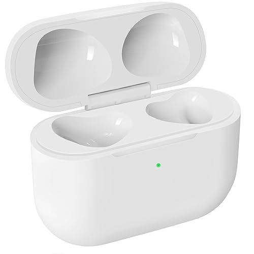 Compatible for AirPods 3rd Charging Case, Wireless Charger Replacement Case for AirPods Case 3rd Gen with Bluetooth Pairing Sync Button, White