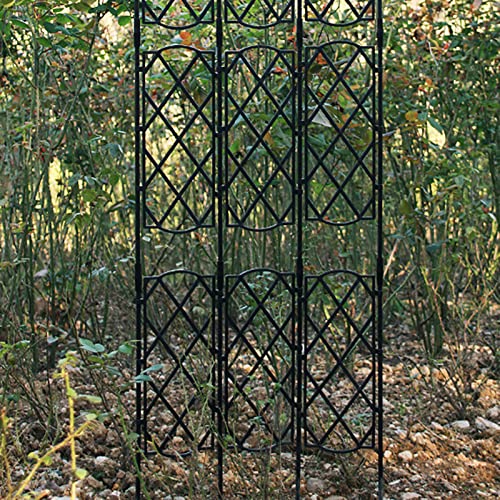 Stackable Plant Trellis, Plant Climbing Frame, Roses and Flowers Trellis, Climbing Support, Metal Trellis for Rose/Vegetable and Flower Gardens, Cucumber Trellis, Vegetables, Plant Support, Climbing