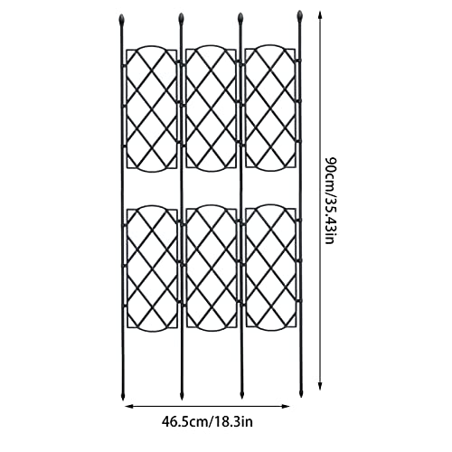 Decor Trellis, Garden Trellis for Climbing Plants, Garden Fence, Stackable Mini Garden Trellis, Superimposed Garden Flower Support Metal Trellis for Climbing Rose Vegetable Flower