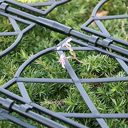 Decor Trellis, Garden Trellis for Climbing Plants, Garden Fence, Stackable Mini Garden Trellis, Superimposed Garden Flower Support Metal Trellis for Climbing Rose Vegetable Flower