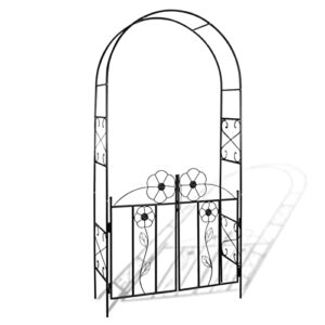 CIADAZ Garden Wedding Arch Garden Arch Trellis Garden Trellis Arch Garden Gate Rose Trellis Decorative Garden Fence Garden Fence with Gate Arbor with Gate Garden Arch Door