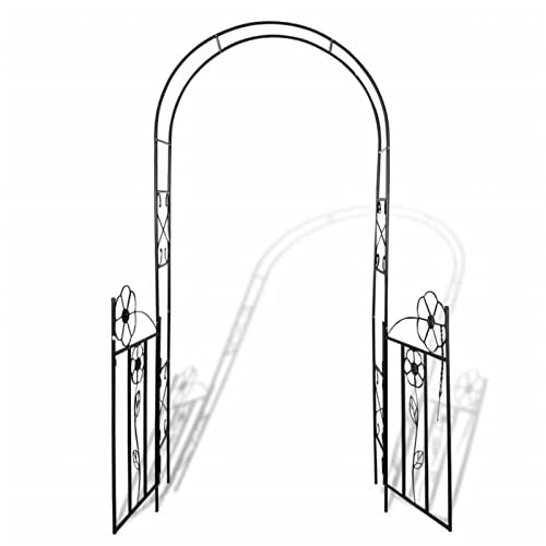 CIADAZ Garden Wedding Arch Garden Arch Trellis Garden Trellis Arch Garden Gate Rose Trellis Decorative Garden Fence Garden Fence with Gate Arbor with Gate Garden Arch Door