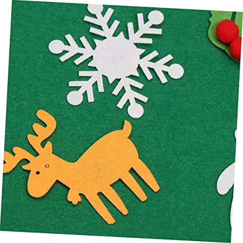 Abaodam Christmas Decor Christmas Tree Decor Christmas Ornaments Christmas Manual Felt Accessories Decorate Green ations Christmas Tree Decor