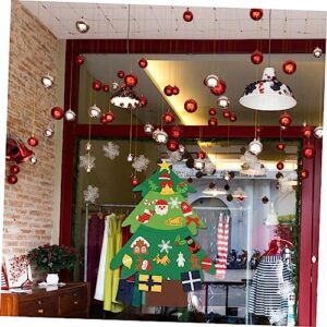 Abaodam Christmas Decor Christmas Tree Decor Christmas Ornaments Christmas Manual Felt Accessories Decorate Green ations Christmas Tree Decor