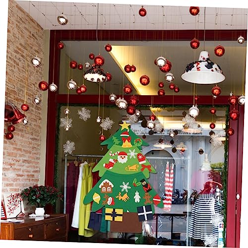 Abaodam Christmas Decor Christmas Tree Decor Christmas Ornaments Christmas Manual Felt Accessories Decorate Green ations Christmas Tree Decor