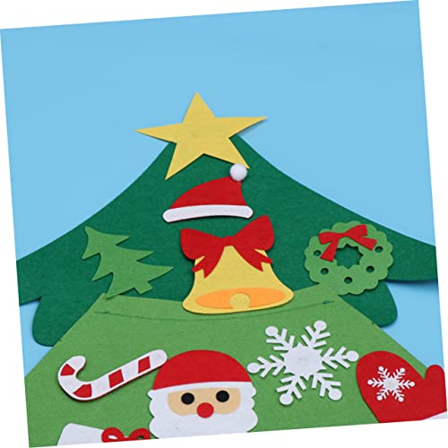 Abaodam Christmas Decor Christmas Tree Decor Christmas Ornaments Christmas Manual Felt Accessories Decorate Green ations Christmas Tree Decor