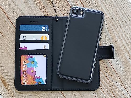 Skull phone leather wallet removable case for iPhone X XS XR 11 12 13 14 Pro Max Samsung S23 S22 S21 S20 Ultra Note 20 10 Plus Mn1280