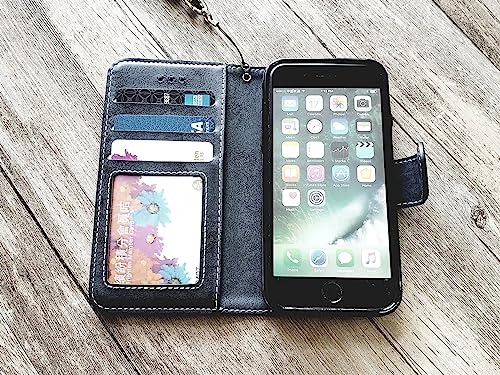 Gothic Floral Rose phone leather wallet removable case for iPhone X XS XR 11 12 13 14 Pro Max Samsung S23 S22 S21 S20 Ultra Note 20 10 Plus Mn1281