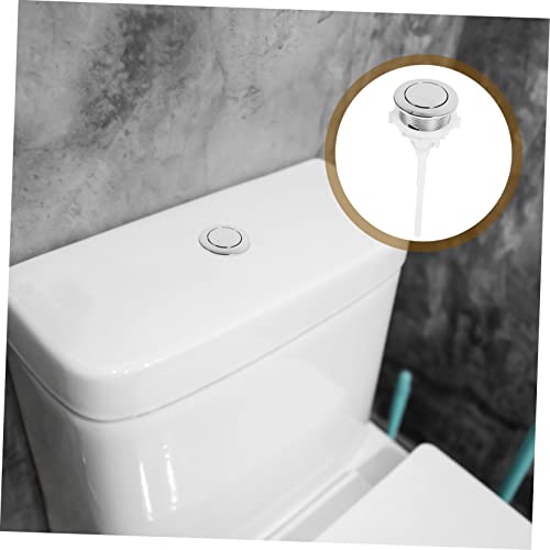 Cabilock Water Tank Single Button Air Switch Toilet Tank Toilet Accessories Single Flush Toilet Button Toilet Button with Thread Diameter Dual Water Valve Single Flushing Toilet Button Air