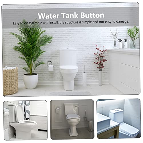 Cabilock Water Tank Single Button Air Switch Toilet Tank Toilet Accessories Single Flush Toilet Button Toilet Button with Thread Diameter Dual Water Valve Single Flushing Toilet Button Air