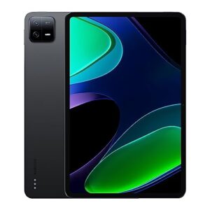 xiaomi pad 6 wifi version 11 inches 144hz 8840mah bluetooth 5.2 four speakers dolby atmos 13 mp camera + fast car 51w charger bundle (gravity gray, 256gb + 8gb)