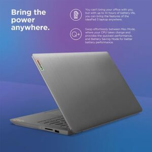 Lenovo Newest IdeaPad Laptop, 14” FHD Display, AMD Ryzen 7 5700U (Beats i7-1265U), 20GB RAM, 2TB SSD, Fingerprint Reader, Backlit Keyboard, Webcam, Wi-Fi 6, HDMI, SD Card Reader, Windows 11, Grey