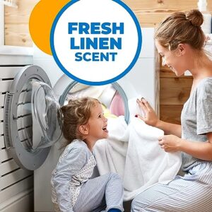 Arm & Hammer Power Sheets Laundry Detergent, Fresh Linen 50ct, up to 100 Small Loads (Packaging may vary)