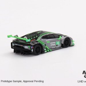 True Scale Miniatures Model Car Compatible with Lamborghini Huracán GT3 EVO #39 2022 IMSA Road America 2nd Place Limited Edition 1/64 Diecast Model Car MGT00499