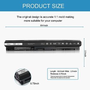 40WH M5Y1K Battery 14.8V for Dell Inspiron 14 15 17 5000 3000 Series 5559 5558 3551 3451 3558 i3558 3567 5755 5756 5458 5759 5758 5759 GXVJ3 453-BBBQ WKRJ2 VN3N0 HD4J0 991XP P63F P47F P51F P52F P64G