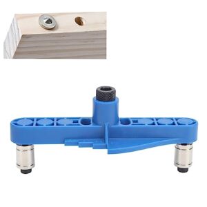 Efficiently Drill Perfect Holes with 2-In-1 Straight Hole Locator Kit Doweling Jig Drilling Guide Puncher Set - Essential Woodworking and Carpentry Tools