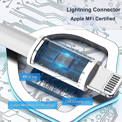 Case Logic Apple Headphones Lightning Earphones iPhone Earbuds, Wired in Ear Stereo Noise Canceling Isolating for 14 13 12 11 Pro Max X XS 8 7 SE, White (Built Microphone & Volume Control) GTR00